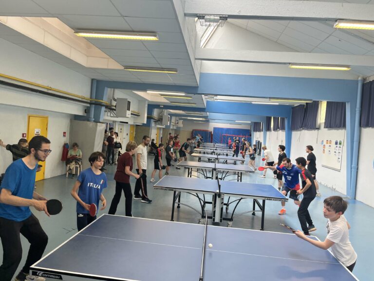 Tournoi de double du dimanche matin au Cahors Tennis de Table