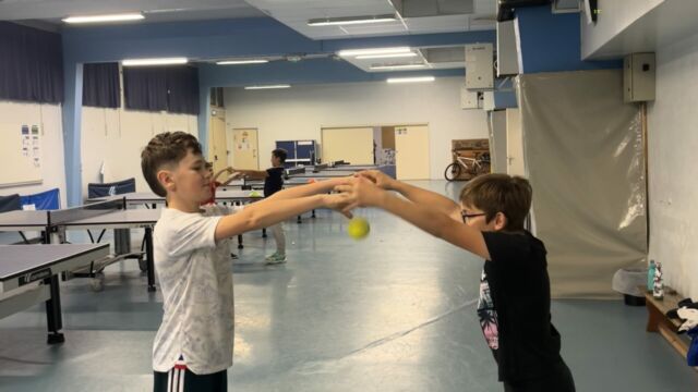 Les animations écoles de ping du mercredi